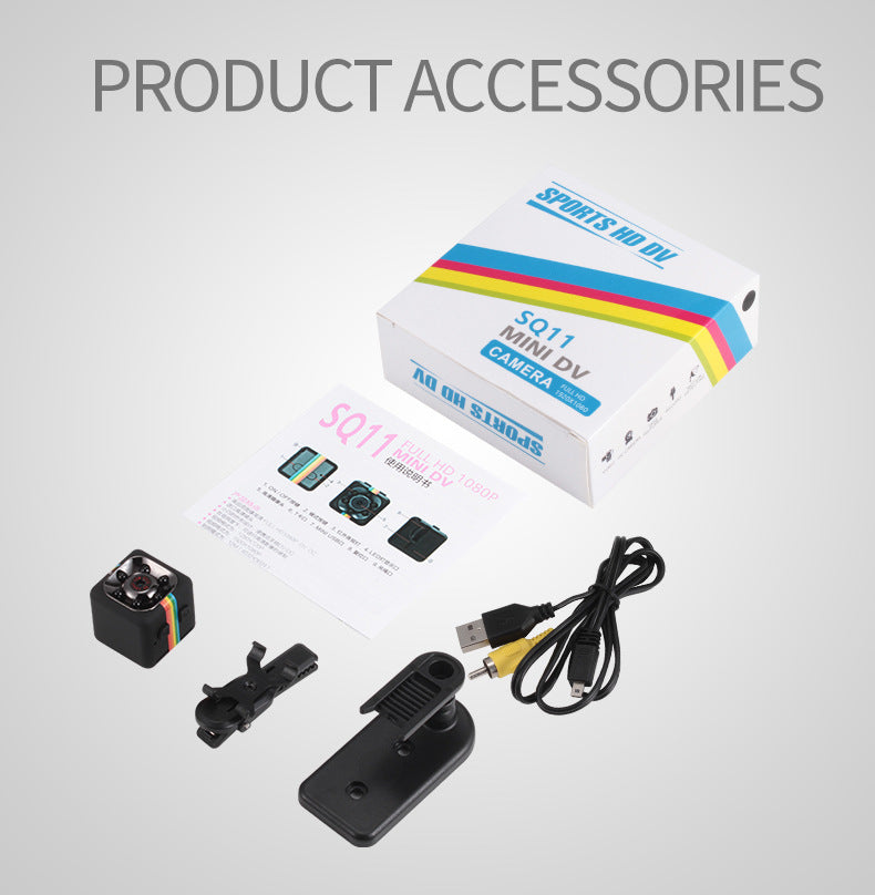 HD DV super mini motion camera with infrared night vision