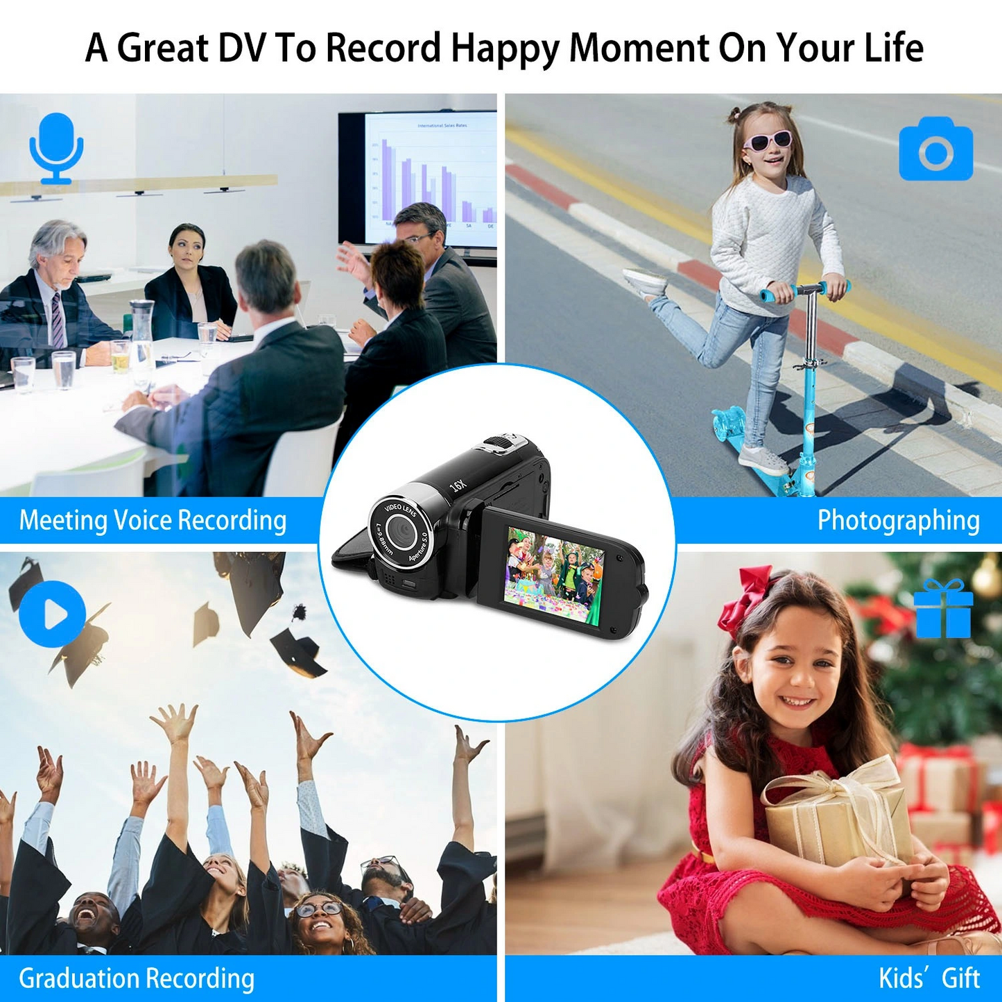 HD 1080P Digital Video Camcorder