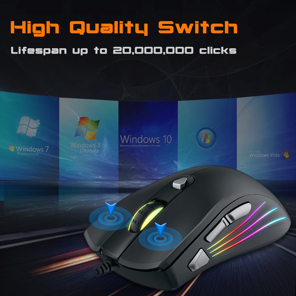 Professional Wired Backlit Gaming Mouse