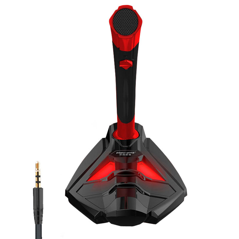 USB Port Desktop Computer Microphone with Phone Holder