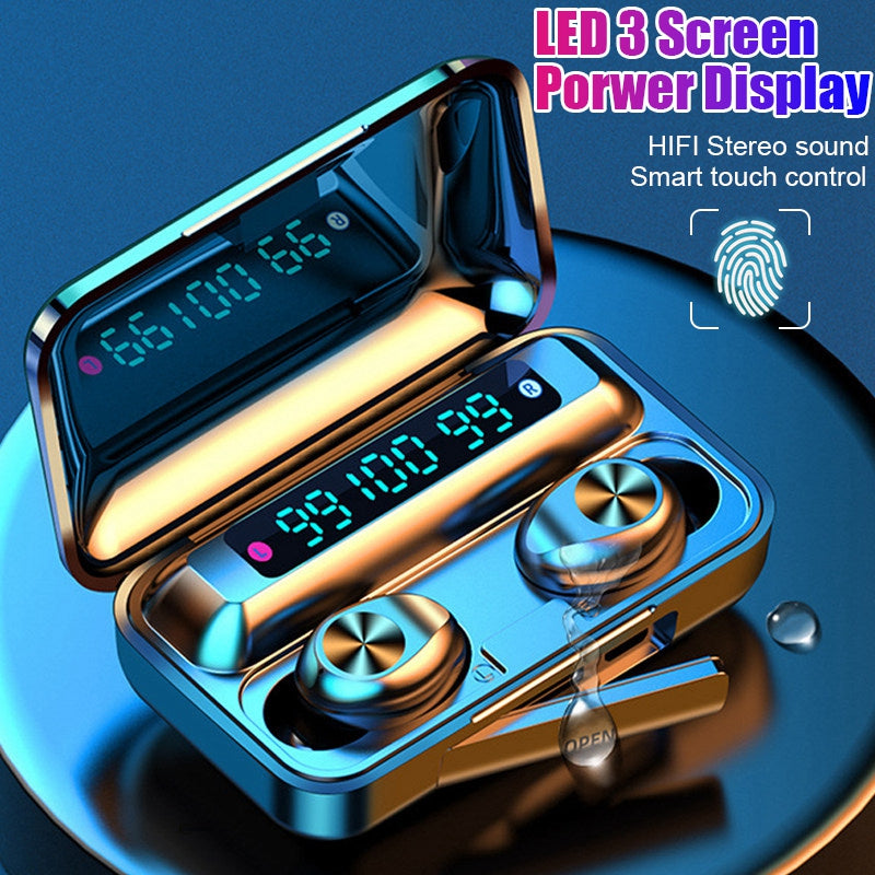Bluetooth 5.0 Wireless Earbuds Noise Cancelling Waterproof TWS