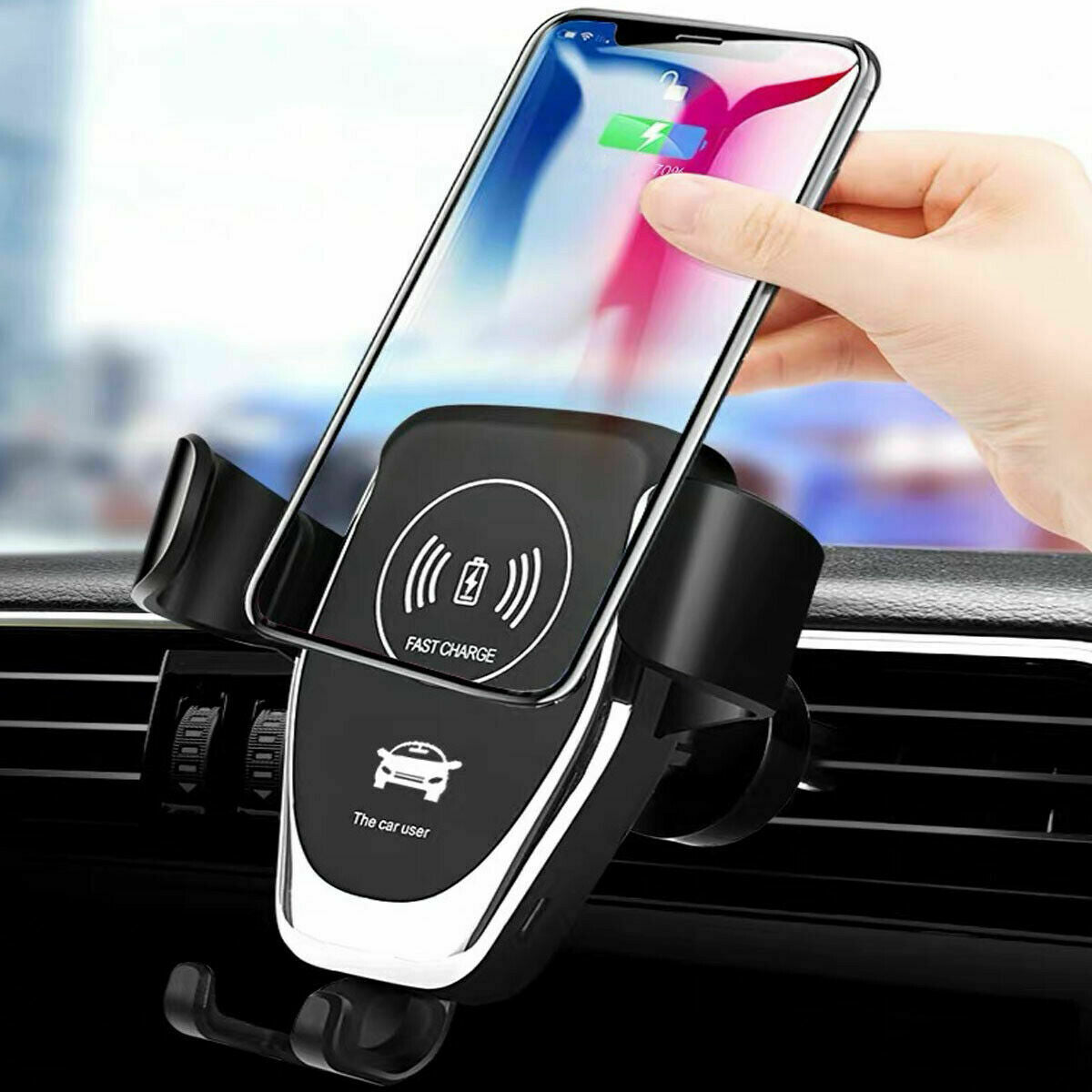 10W Wireless Fast Car Charger Mount Holder Stand