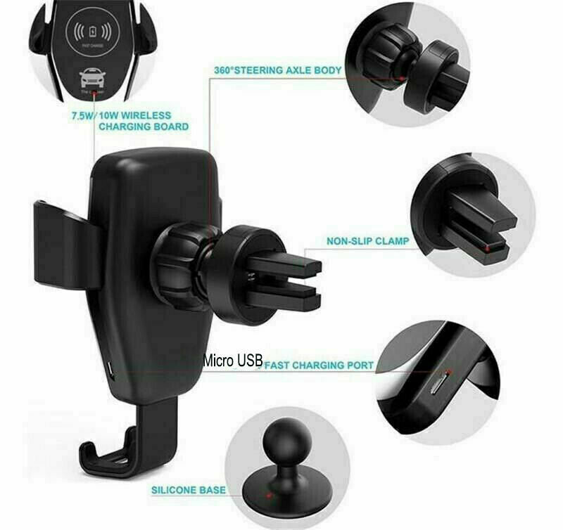 10W Wireless Fast Car Charger Mount Holder Stand