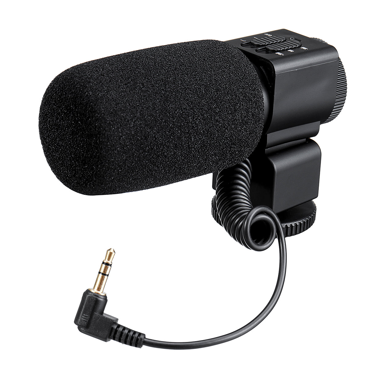 3.5mm External Stereo Microphone for DSLR Camera DV Camcorder