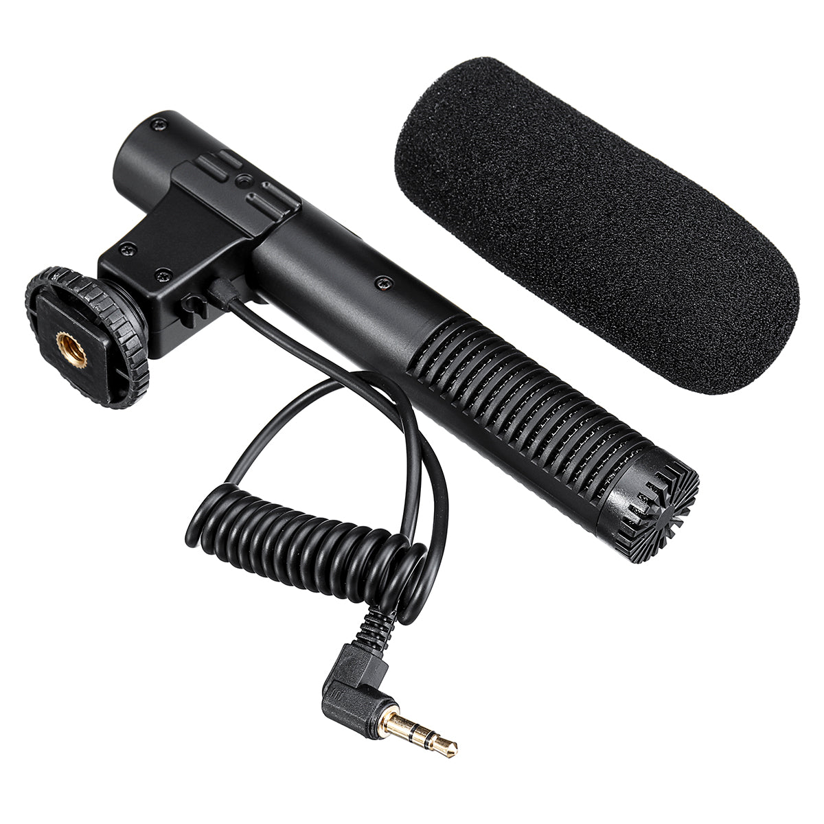 3.5mm External Stereo Microphone for DSLR Camera DV Camcorder