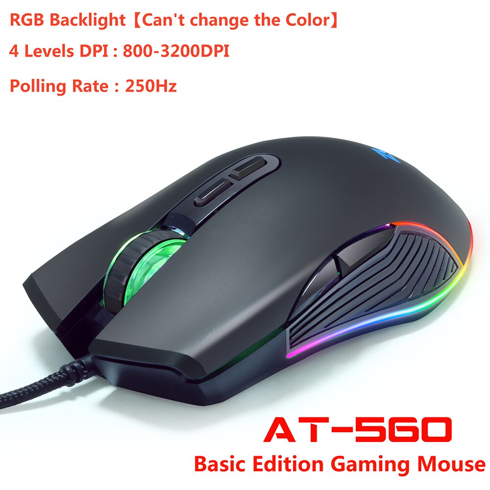 Professional Wired Backlit Gaming Mouse