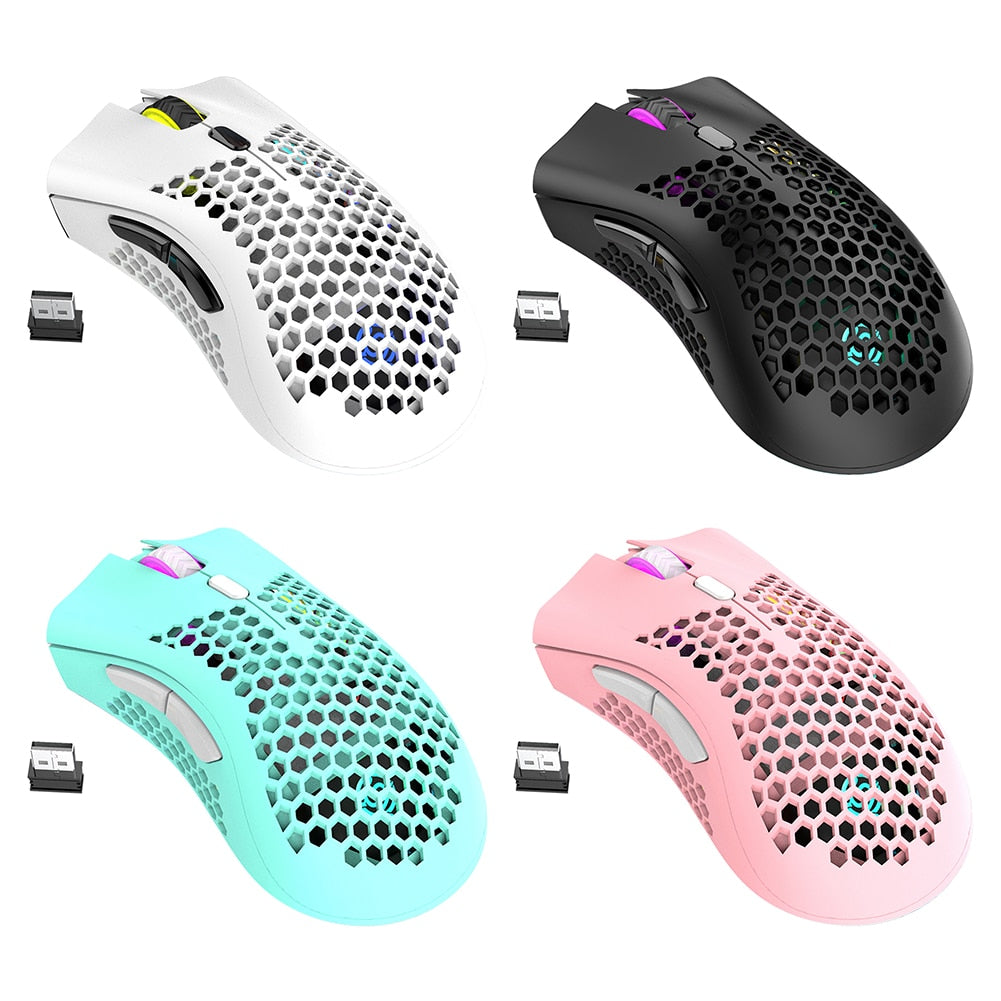 2.4GHz Wireless Gaming Mouse Adjustable Rechargeable