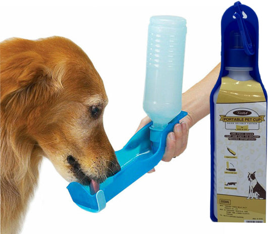 Portable Pet Water Bowl Bottle Drinking Fountain