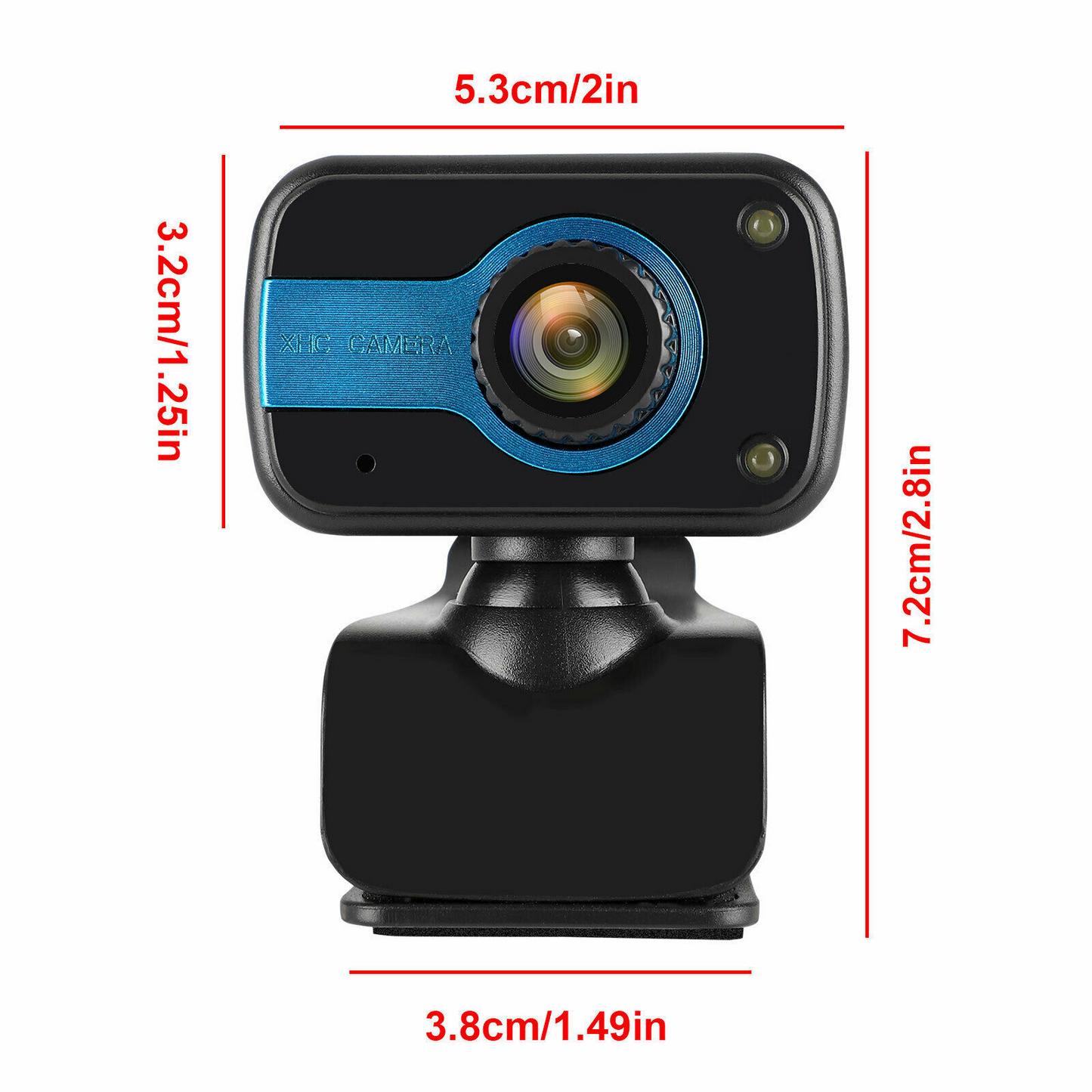 HD USB Web Camera Webcam Video Recording With Microphone