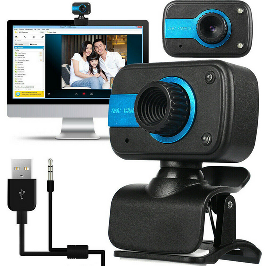 HD USB Web Camera Webcam Video Recording With Microphone