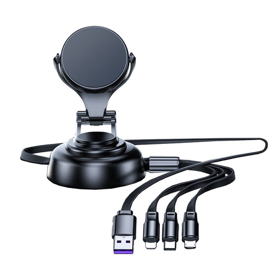 3 in 1 Tri-Cable Magnetic Car Mount Charger